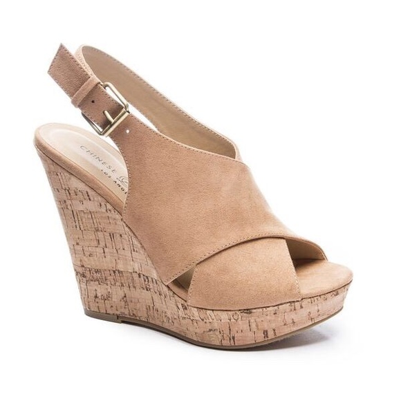 CHINESE LAUNDRY CAMEL MYYA WEDGE